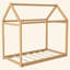 Twin Size Wooden House Bed