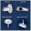 Mounting Kit for D-Shaped Shower Curtain Rod, Chrome-Plated Finish