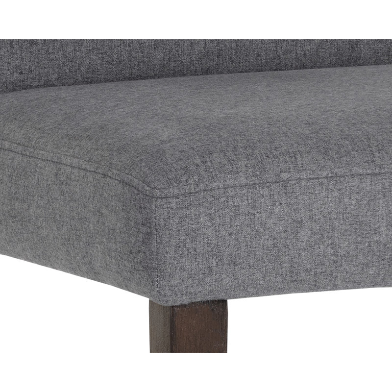 Tory Upholstered Dining Chair, Dark Gray