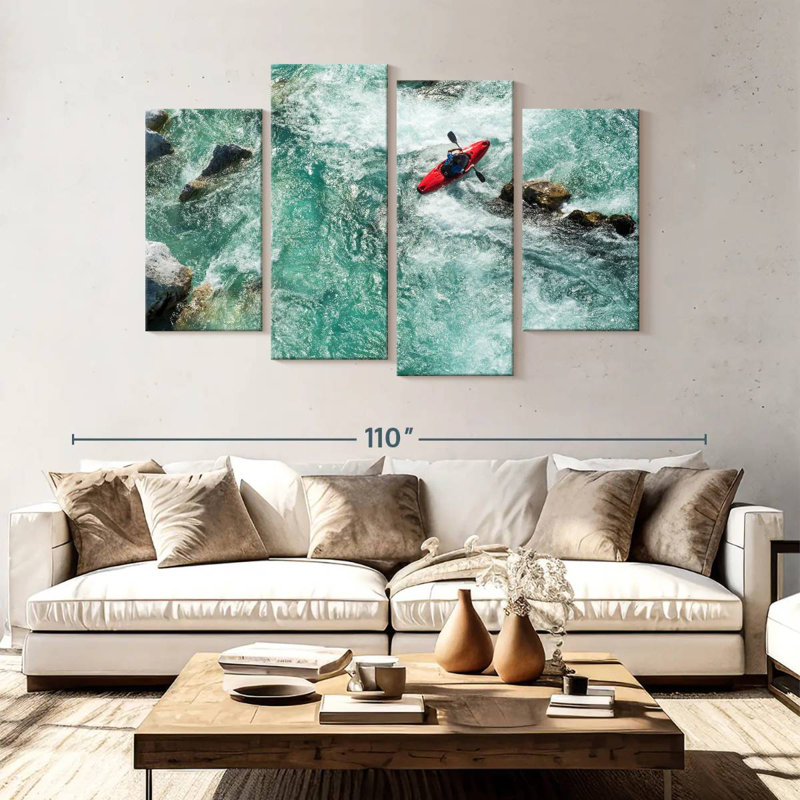 Sireci Soca River Kayak Ride, 54" H x 84" W