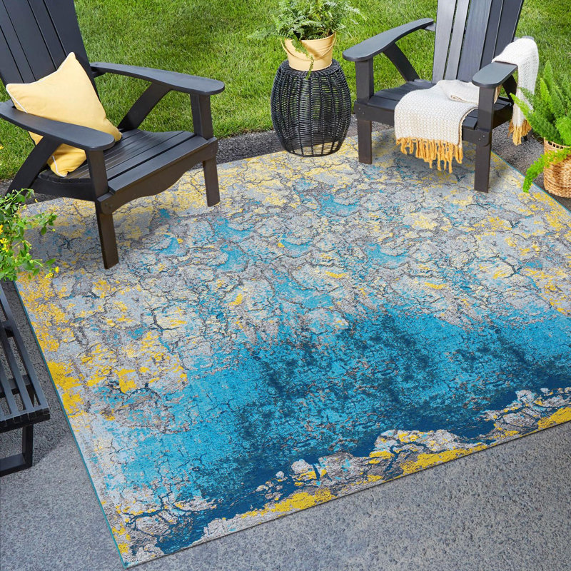 Cove Hower Indoor/Outdoor Area Rug, Square 10'