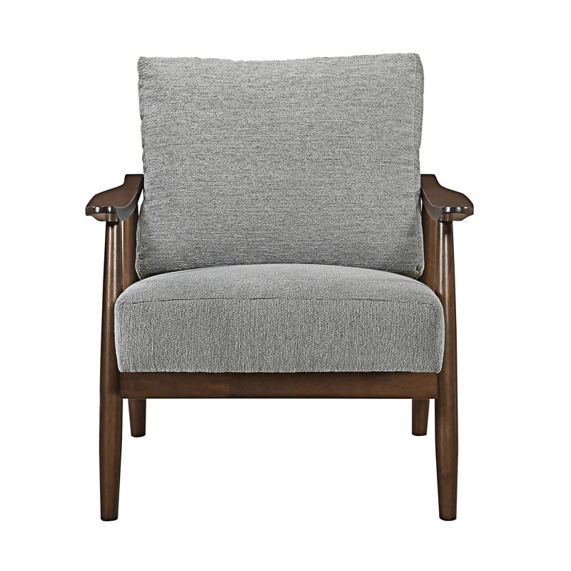 Chaise d'appoint rembourrée, Gris