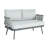 Mariano Steel 4-Pieces Coversation Set-43618004-43618003