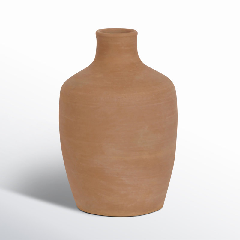Persell 11.81'' Terracotta Table Vase