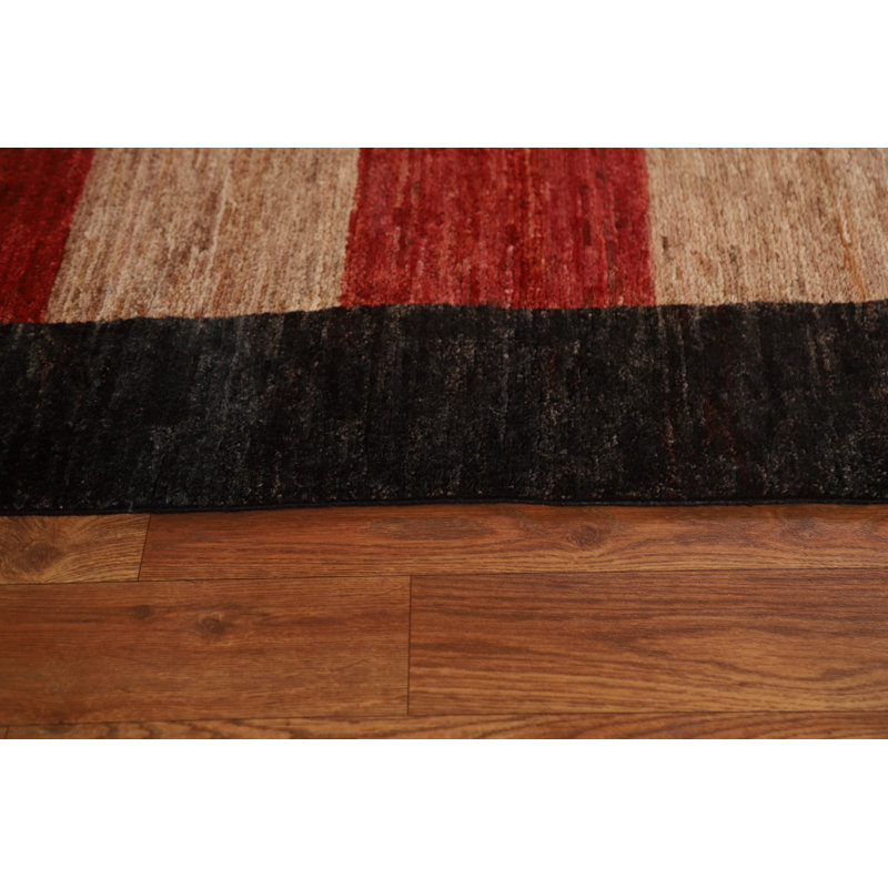 Tapis damier moderne Gabbeh 6 x 10