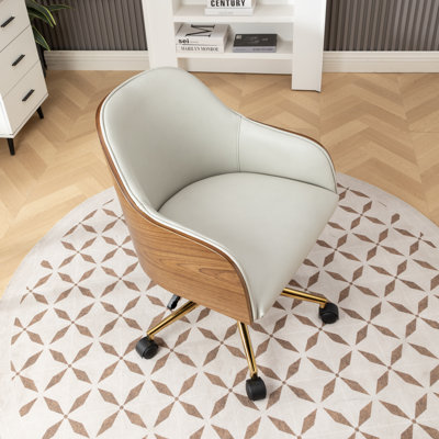 Genuine Leather Upholstered Office Chair