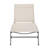 Cand 77.5" Long Metal Reclining Armless Single Chaise Lounge with PVC-coated polyester Sling Seat and Wheels-983848992-983848995
