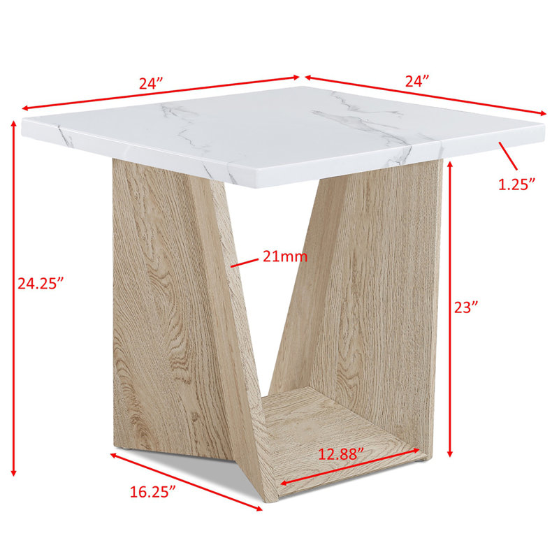 Ensemble de tables basses 3 pièces Modern