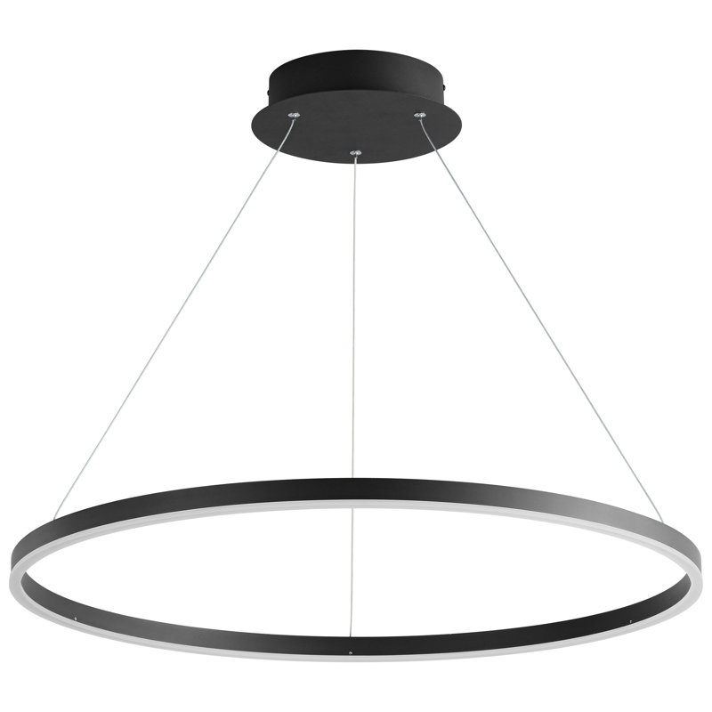 Amaru Dimmable Geometric Chandelier, 97.25" H x 31.5" W x 31.5" D, Black