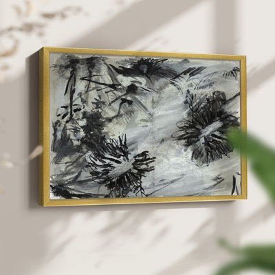 Black & White Chinois I -Framed Print - Restickable