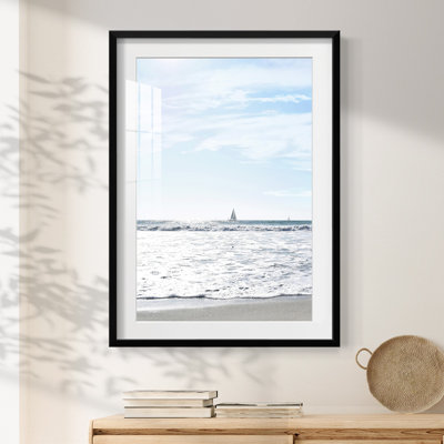Ink Bleed Landscape II -Gallery Wrapped Canvas