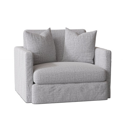 Fauteuil à housse de coussin de 47 po de large Hartig