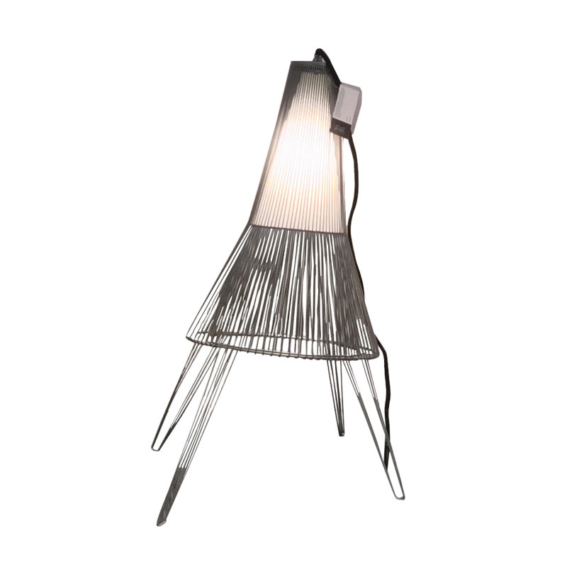 Schema Desk Table Lamp, Dark Gray, 16" H x 12.5" W x 11.5" D