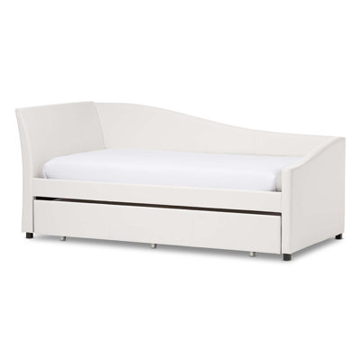 Lit simple en bois massif avec couchette Brideshead