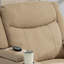 Fauteuil inclinable électrique 37,5 po en chenille extra large avec chauffage et massage, appui-tête réglable-131156955