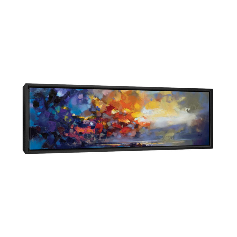 « Molecular Light », reproduction d'art sur toile tendue, H 20 po x l 60 po x P 1,5 po, Toile tendue