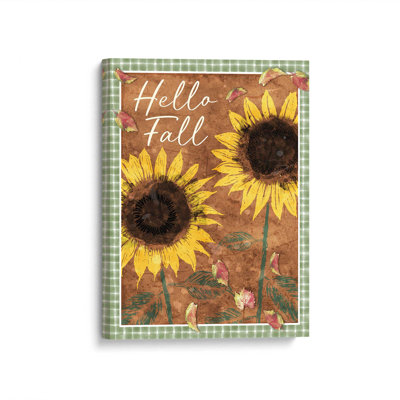 «Hello Fall Sunflowers» par Nicole DeCamp, reproduction d'art