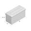 Banc de rangement rembourré Raburn-194952302