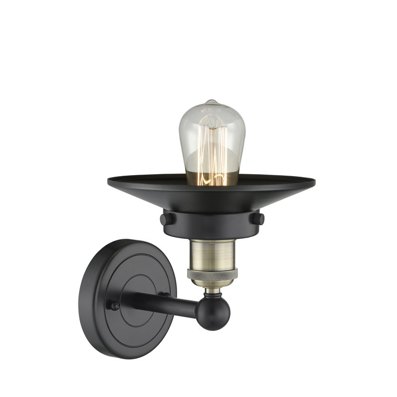 Krysia Armed Sconce, Polished Nickel, Polished Nickel
