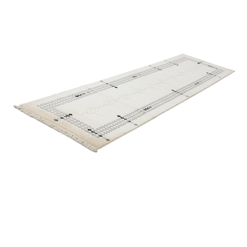 Tapis de couloir beige clair Howard