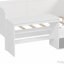 Lit de jour en bois avec bureau-486683256