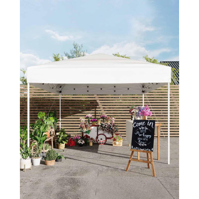 10x10ft / 10x30ft Pop Up Canopy Tent with Sidewalls - Heavy Duty Adjustable Height Outdoor Canopy, Includes 4/8-Weight Anchoring System / Roller Bag for Events/Camping - Blue/Black/Green/White/Gray/Khaki