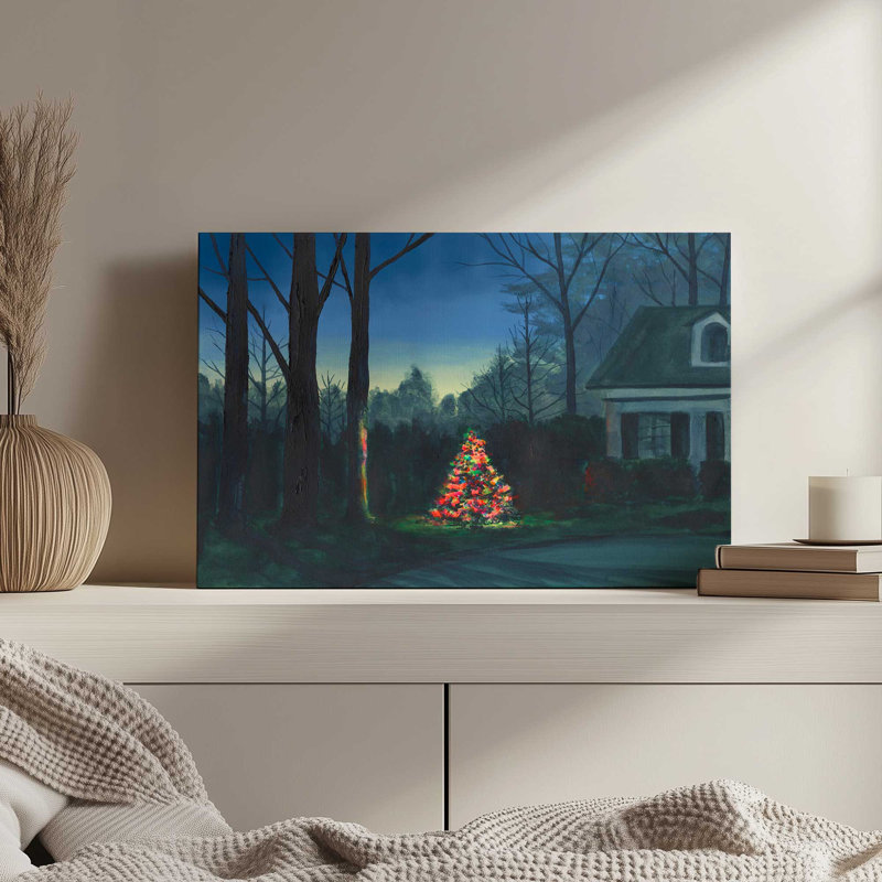 «Decembre Dusk I» par Michael Willett, reproduction d'art sur toile, H 8 po x l 12 po