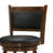 Caesare Swivel Stool in Brown and Black-124856156