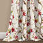 Panneau de rideau obscurcissant et floral avec passe-tringle Floral-416652603-416634772