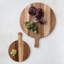 Round Suar Wood Cutting Board with Handle-86649356-86649353