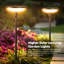 Éclairage solaire pour jardin extérieur, 31 po de hauteur, éclairage solaire d'extérieur imperméable et lumineux pour l'éclairage des plantes, éclairage solaire pour l'allée extérieure