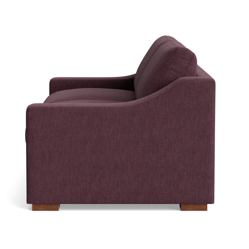 Lucca Sofa (85"), Performance Weave - Aubergine
