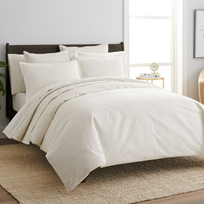 Standard Cotton Reversible 3-Piece Comforter Set