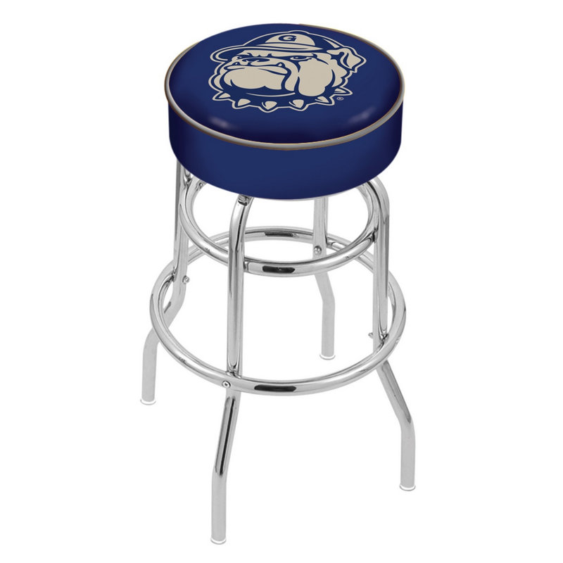 Tabouret de bar et de comptoir pivotant NCAA, Tabouret de comptoir (siège à 25 po de hauteur, Georgetown