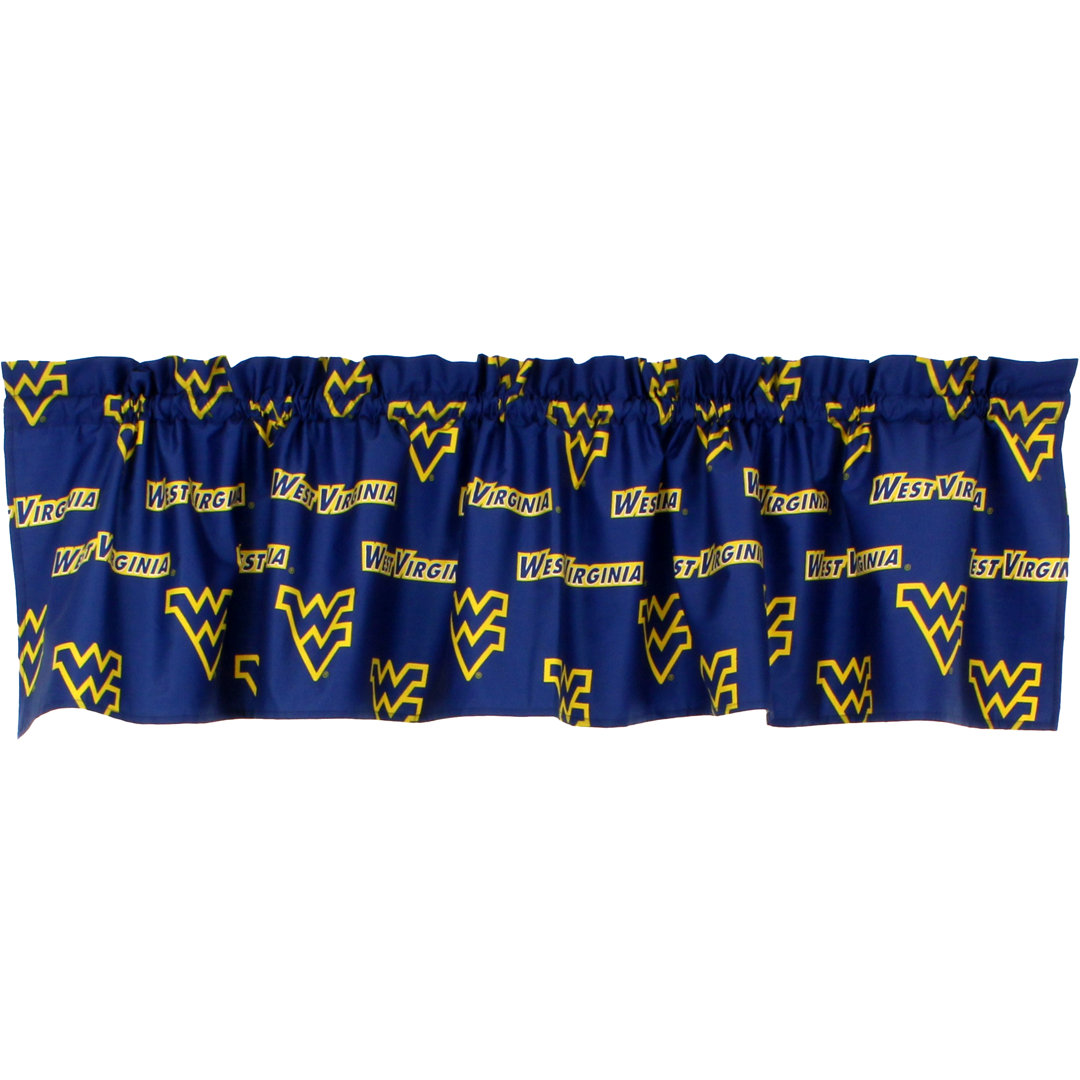 NCAA Tailored Window Valance College Covers