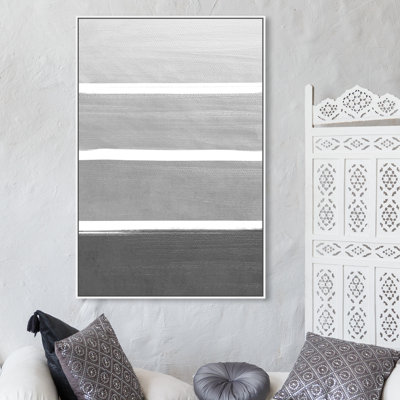 " Abstract The Right Shade Of Grey, Modern & Contemporary Gray " by Oliver Gal