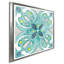 « jardin escapade tile iv-bleu aquarelle », reproduction de peinture à l’aquarelle-25343526-25343522