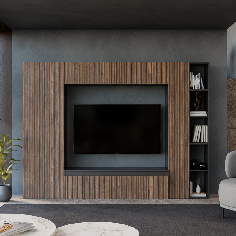 Evora Entertainment Centre, Brown Wood
