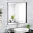 Modern & Contemporary Rectangle Bathroom Vanity Mirror Metal Framed Wall Mirror-100211092-122874156