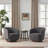 Caysey Boucle Swivel Accent Chair-102476749