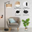 Lampe sur pied traditionnelle 72,8 po Byun-2035174438