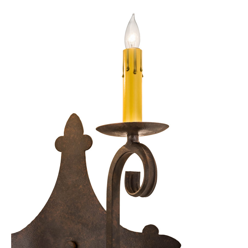 Lampe murale bougie 2 lumières Grindle, Épice cajun