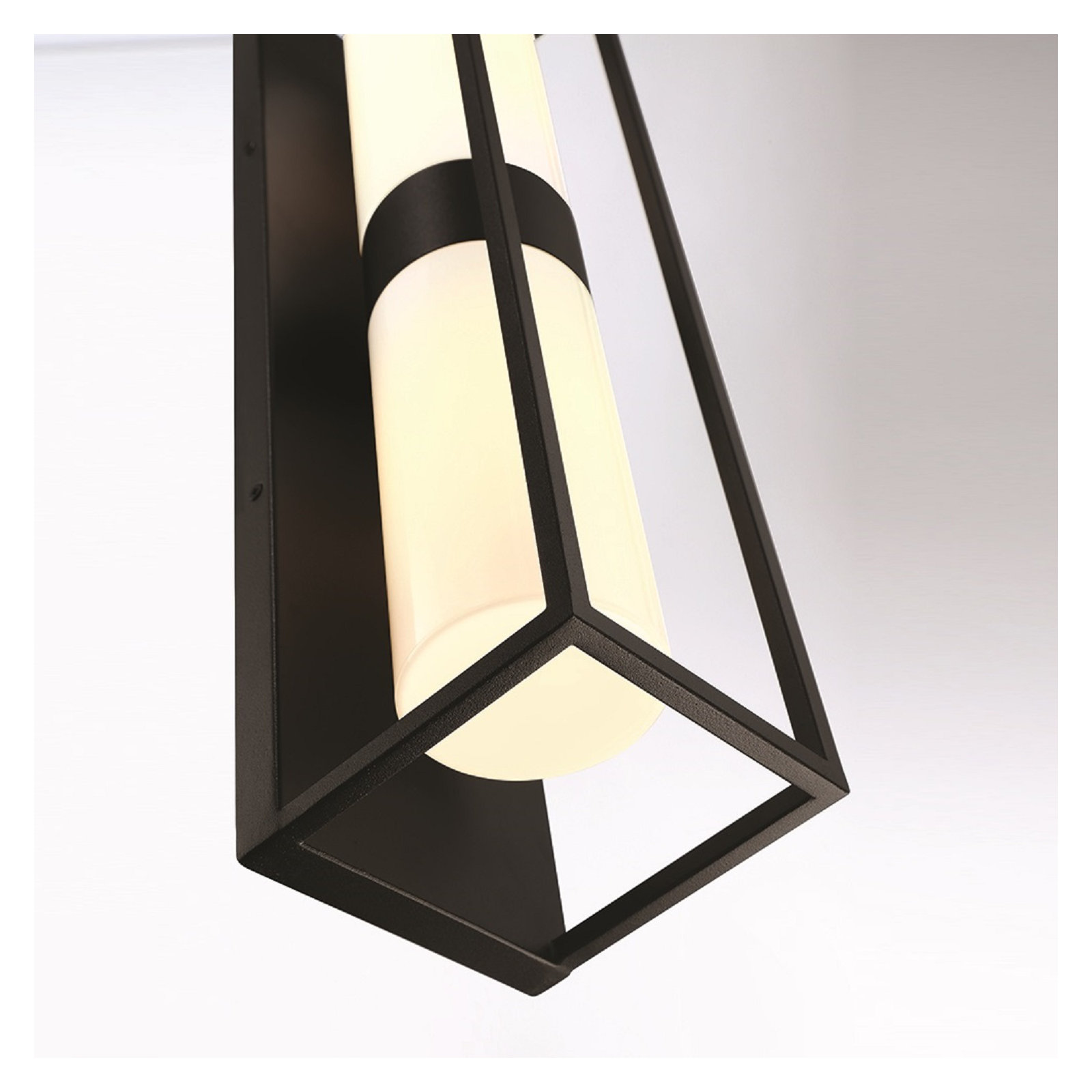REN 2-Light Outdoor Lantern, Black
