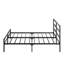 Structure de lit plateforme en métal, avec tête de lit, fermeté, sommier tapissier non essentiel, temps de sommeil tranquille, structure et métal au look moderne et à la mode, sans ressort, Dream Blissful, support de 660 lb-178919977