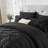 7pieces(full/queen/king)lightweight Solid Pinch Pleat Comforter Set For All Seasons, Twin(5 Pieces), Soft & Comfortable Bed In A Bag Set For Student/friends/family, A Cloud-like Sleeping Space , Spring/summer/autumn/winter, Great Gift/home Decor-112509972-112509967