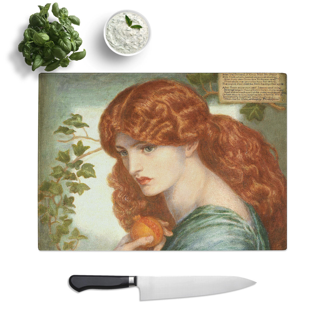 Proserpine by Dante Gabriel Rossetti Chopping Board