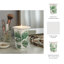 Bougie parfumée sauge et eucalyptus pour le salon - Décoration décorative en céramique chinoise pour bibliothèque, table basse ou chambre à coucher - 4 po-1816740911