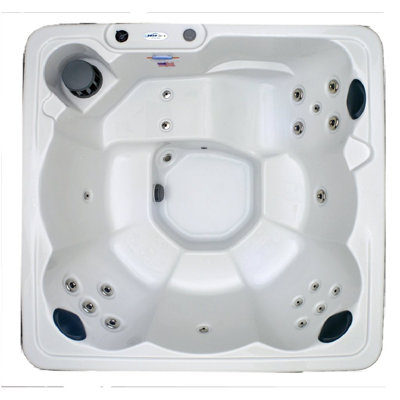 Hudson Bay Spas 19 - Jet Acrylic Square Plug And Play Hot Tub