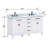 Anglet 60" Double Bathroom Vanity with Top-482341005-482341002