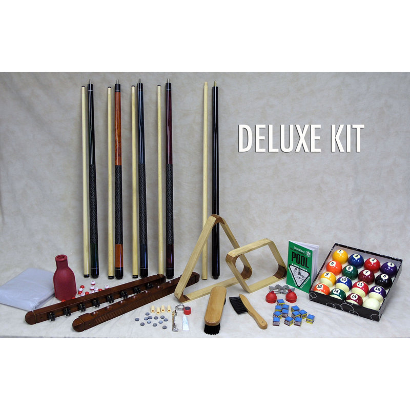 Ensemble d'accessoires de billard de luxe